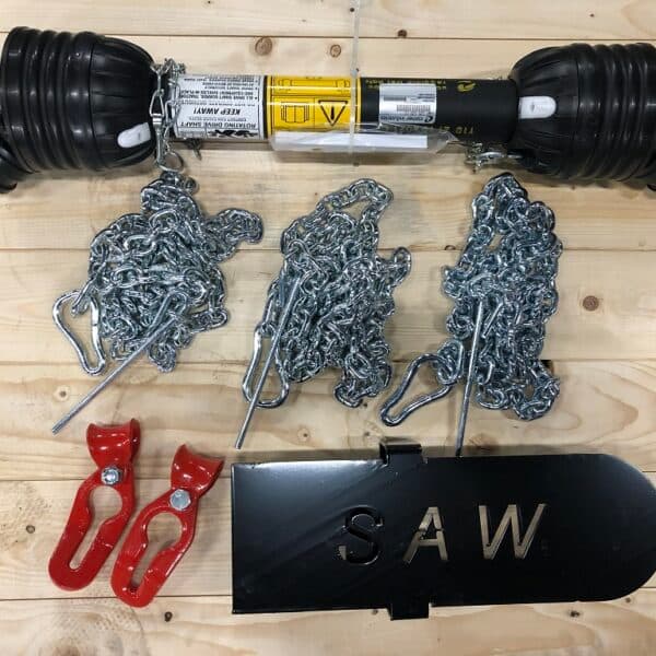 FRANSGÅRD VINSJPAKKE M/KJETTING, GLIDERE, PTO-AKSEL OG MOTORSAGHOLDER V-3021/3521